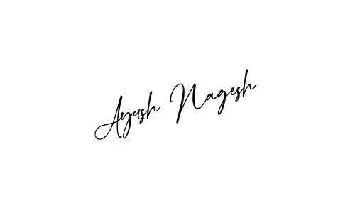 Ayush Nagesh name signature